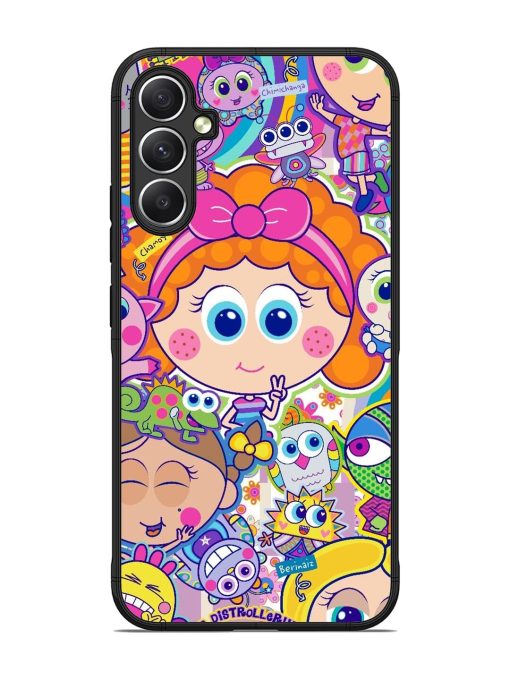 Distroller Friends Glossy Soft Edge Case for Samsung Galaxy A34 (5G)