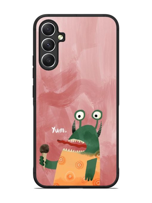 Hungry Monster Glossy Soft Edge Case for Samsung Galaxy A34 (5G)