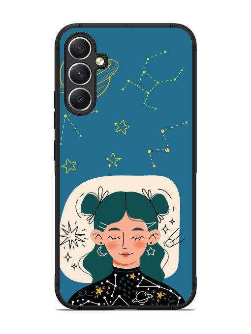 Cosmic Daydreamer Glossy Soft Edge Case for Samsung Galaxy A34 (5G)