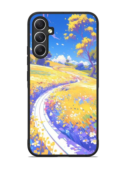 Vibrant Spring Meadow Glossy Soft Edge Case for Samsung Galaxy A34 (5G)