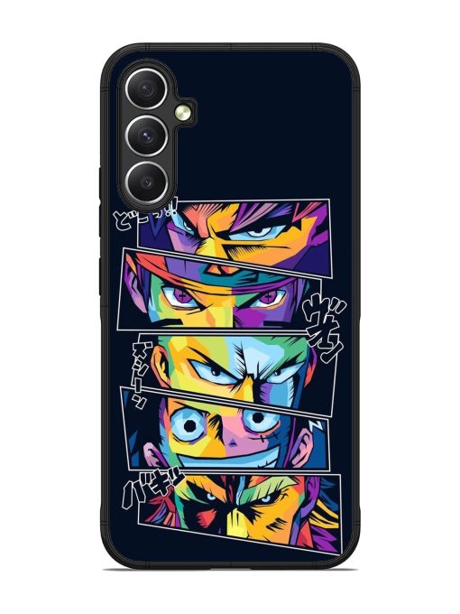 One Piece Powerhouse Glossy Soft Edge Case for Samsung Galaxy A34 (5G)