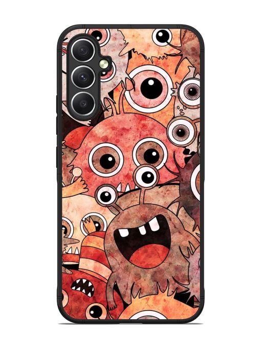 Monster Mash Glossy Soft Edge Case for Samsung Galaxy A34 (5G)