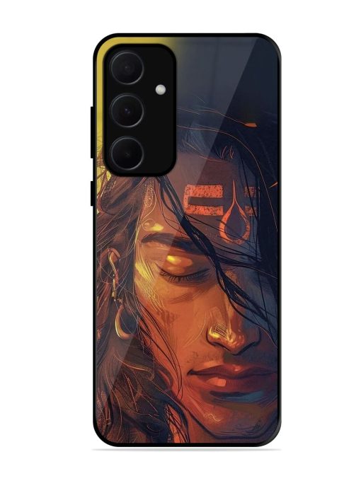 Tranquil Shiva Glossy Soft Edge Case for Samsung Galaxy A35 (5G) Chachhi