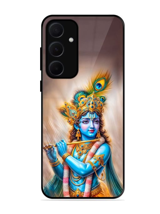 Divine Krishna Glossy Soft Edge Case for Samsung Galaxy A35 (5G) Chachhi