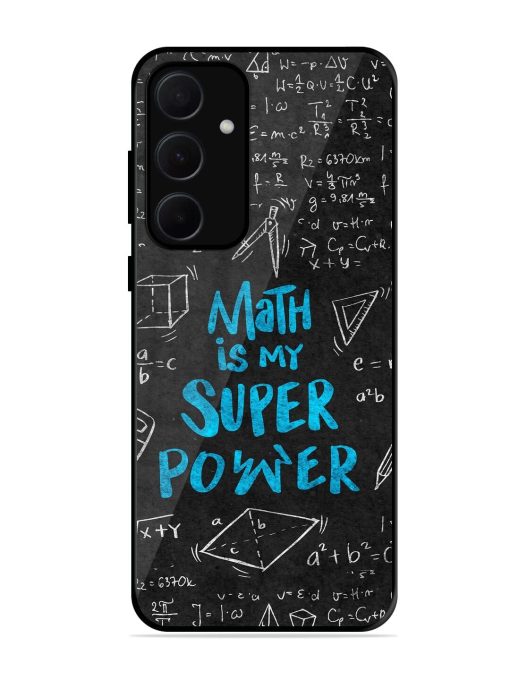 Math Magic Glossy Soft Edge Case for Samsung Galaxy A35 (5G) Chachhi