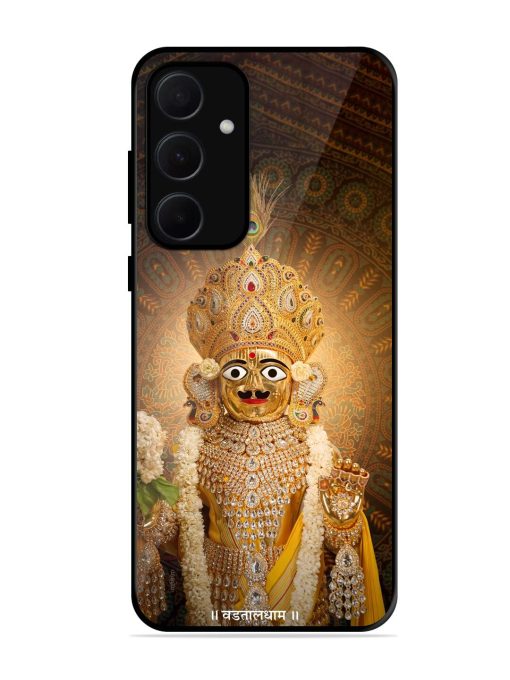 Hare Krishna Maharaj Glossy Soft Edge Case for Samsung Galaxy A35 (5G) Chachhi