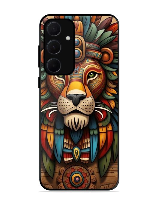 Aztec Majesty Glossy Soft Edge Case for Samsung Galaxy A35 (5G) Chachhi