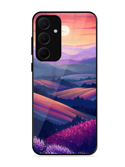 Twilight'S Embrace Glossy Soft Edge Case for Samsung Galaxy A35 (5G) Chachhi