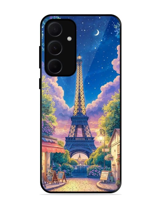 Twilight In Paris Glossy Soft Edge Case for Samsung Galaxy A35 (5G) Chachhi