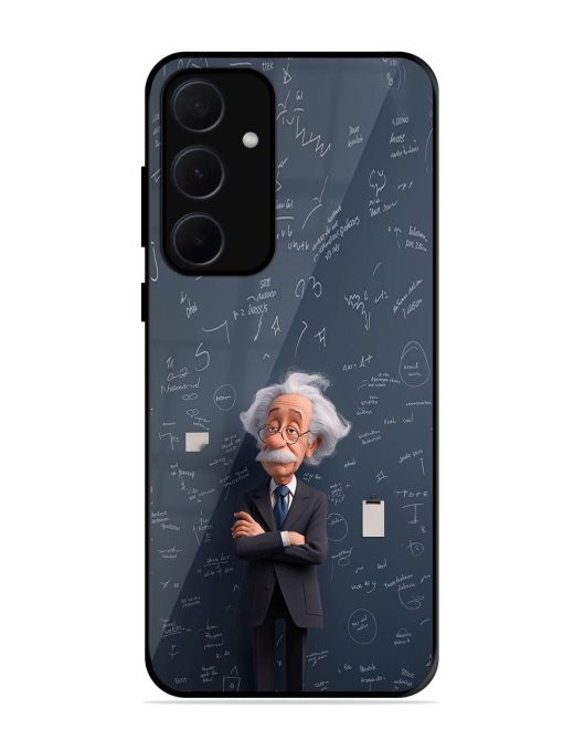 Albert Einstein Glossy Soft Edge Case for Samsung Galaxy A35 (5G) Chachhi