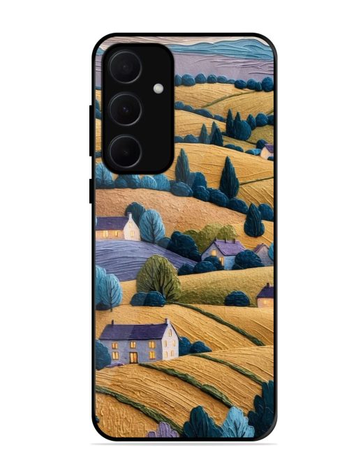 Rolling Hilltop Haven Glossy Soft Edge Case for Samsung Galaxy A35 (5G) Chachhi