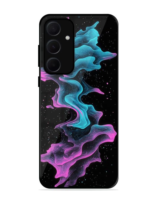 Cosmic Currents Glossy Soft Edge Case for Samsung Galaxy A35 (5G) Chachhi