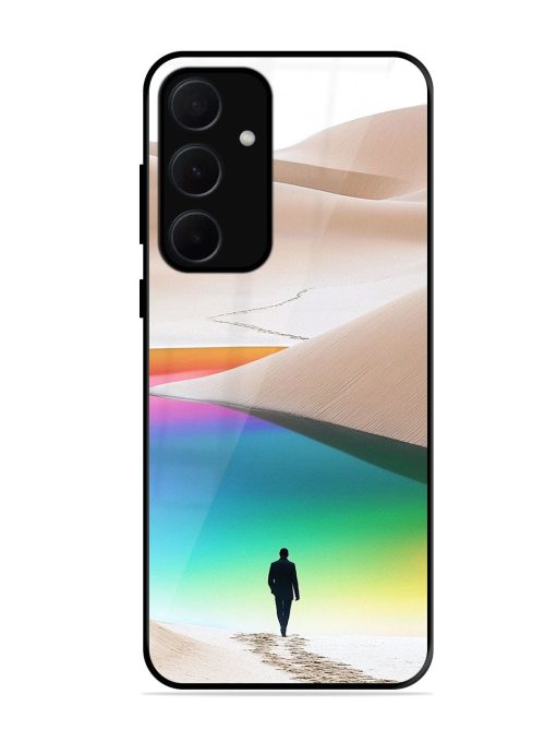 Desert Dreams Glossy Soft Edge Case for Samsung Galaxy A35 (5G) Chachhi