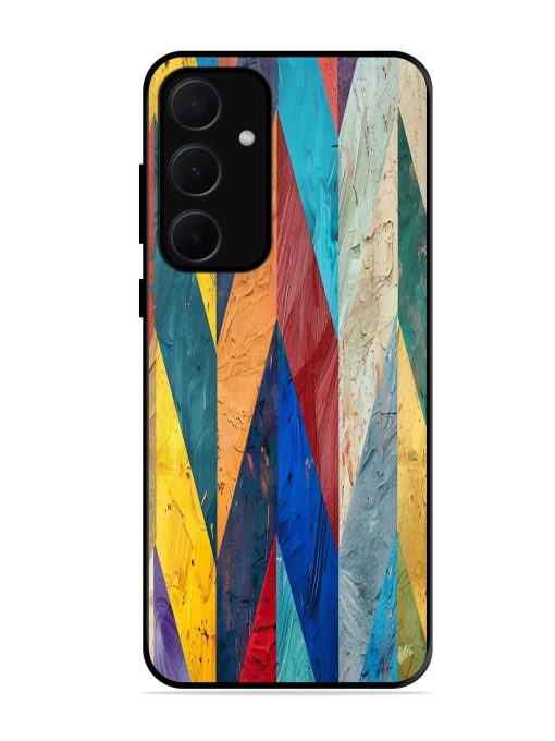 Abstract Tapestry Glossy Soft Edge Case for Samsung Galaxy A35 (5G) Chachhi