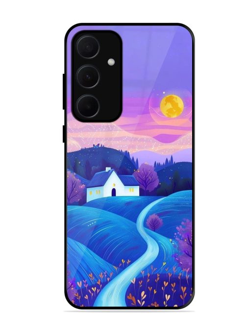 Moonlit Meadow Glossy Soft Edge Case for Samsung Galaxy A35 (5G) Chachhi