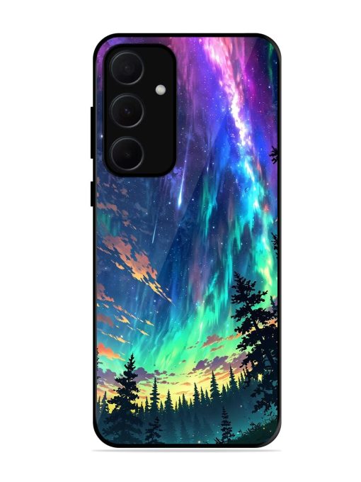 Cosmic Canvas Glossy Soft Edge Case for Samsung Galaxy A35 (5G) Chachhi