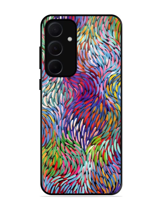 Vibrant Waves Glossy Soft Edge Case for Samsung Galaxy A35 (5G)