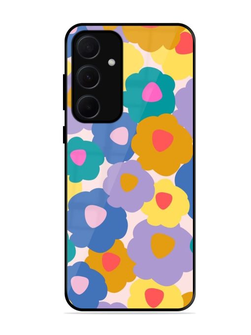 Flower Power Glossy Soft Edge Case for Samsung Galaxy A35 (5G) Chachhi