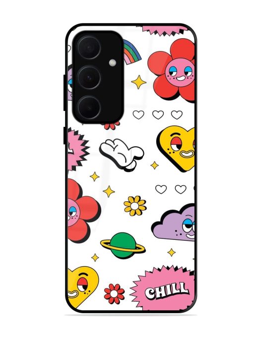 Whimsical Wonderland Glossy Soft Edge Case for Samsung Galaxy A35 (5G) Chachhi