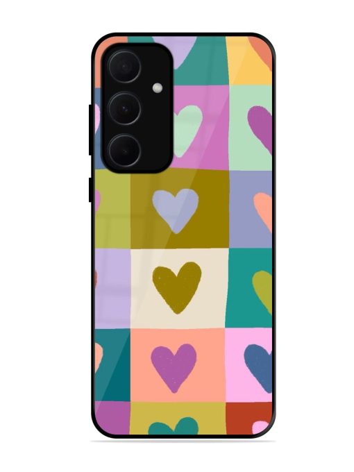 Box Of Hearts Glossy Soft Edge Case for Samsung Galaxy A35 (5G) Chachhi