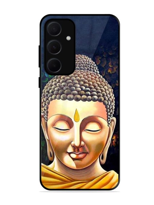 Buddha Face Glossy Soft Edge Case for Samsung Galaxy A35 (5G)