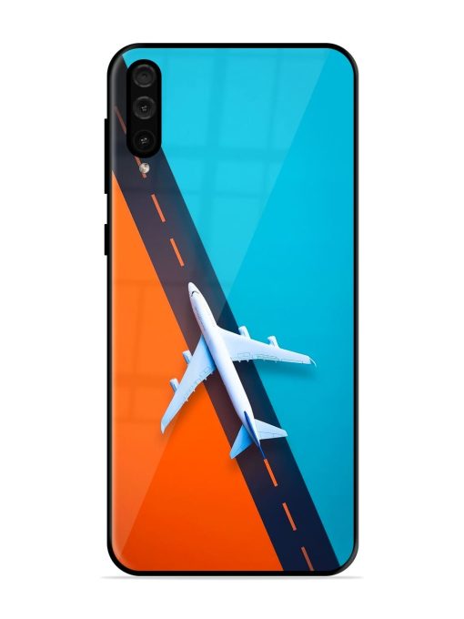 Skyward Bound Glossy Soft Edge Case for Samsung Galaxy A50 Chachhi