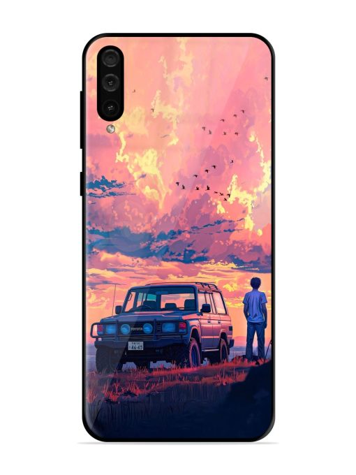 Solitude'S Horizon Glossy Soft Edge Case for Samsung Galaxy A50 Chachhi