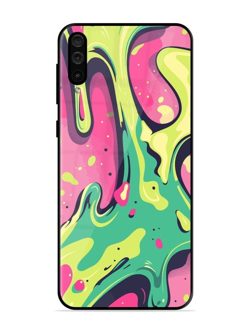 Gooey Grooves Glossy Soft Edge Case for Samsung Galaxy A50 Chachhi