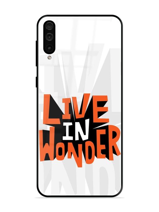 Wonder Burst Glossy Soft Edge Case for Samsung Galaxy A50 Chachhi