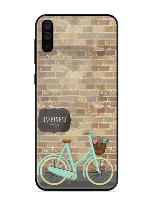 Pedaling Towards Happiness Glossy Soft Edge Case for Samsung Galaxy A50 Chachhi