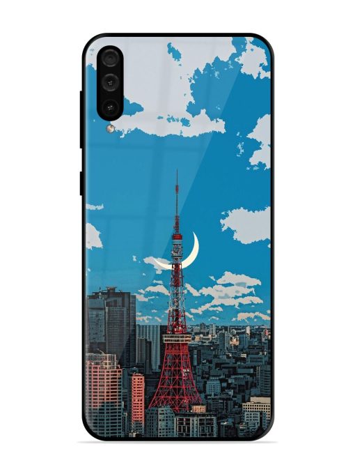 Tokyo Twilight Glossy Soft Edge Case for Samsung Galaxy A50 Chachhi