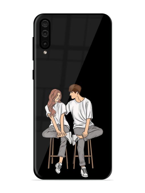 Soulful Connection Glossy Soft Edge Case for Samsung Galaxy A50 Chachhi