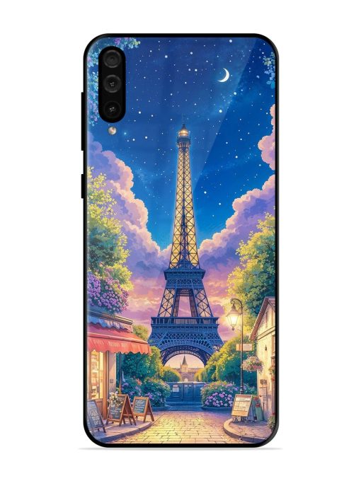 Twilight In Paris Glossy Soft Edge Case for Samsung Galaxy A50 Chachhi