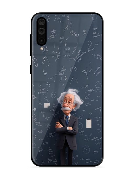 Albert Einstein Glossy Soft Edge Case for Samsung Galaxy A50