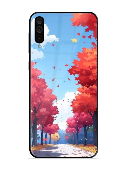 Autumn'S Embrace Glossy Soft Edge Case for Samsung Galaxy A50