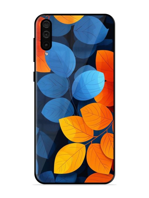 Autumn'S Contrast Glossy Soft Edge Case for Samsung Galaxy A50