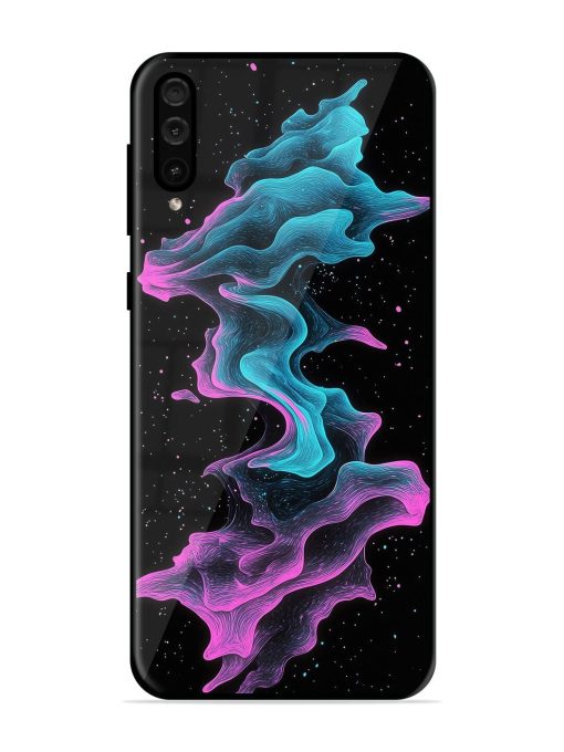 Cosmic Currents Glossy Soft Edge Case for Samsung Galaxy A50 Chachhi