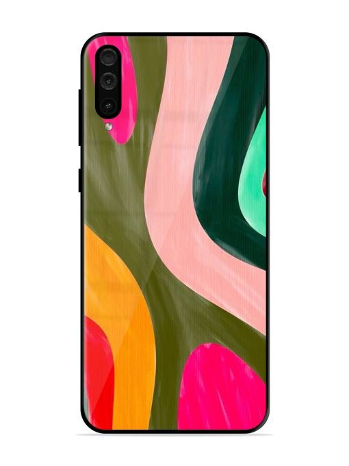 Wavy Wonder Glossy Soft Edge Case for Samsung Galaxy A50 Chachhi