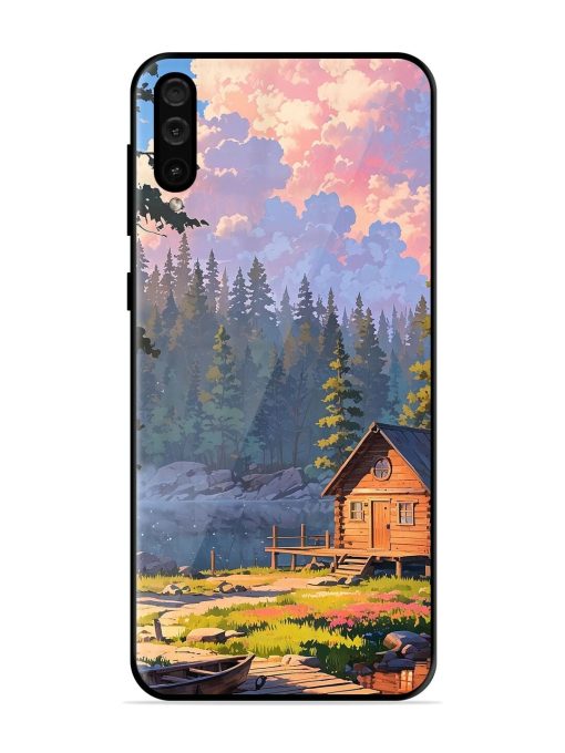 Lakeside Serenity Glossy Soft Edge Case for Samsung Galaxy A50