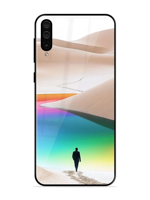 Desert Dreams Glossy Soft Edge Case for Samsung Galaxy A50 Chachhi