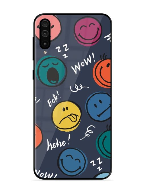 Emoticon Parade Glossy Soft Edge Case for Samsung Galaxy A50