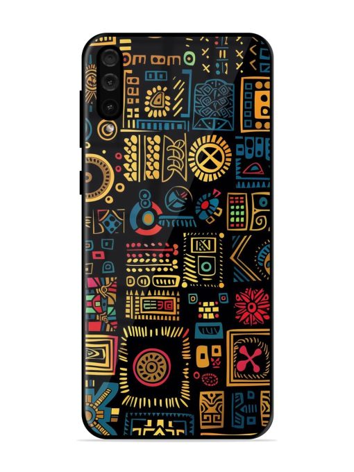 Tribal Tapestry Glossy Soft Edge Case for Samsung Galaxy A50 Chachhi