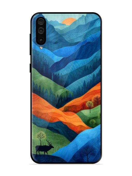 Layers Of The Land Glossy Soft Edge Case for Samsung Galaxy A50 Chachhi