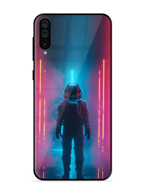 Neon Astronaut Glossy Soft Edge Case for Samsung Galaxy A50 Chachhi