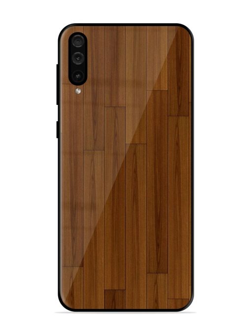 Warm Woodgrain Glossy Soft Edge Case for Samsung Galaxy A50 Chachhi