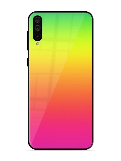 Rainbow Gradient Glossy Soft Edge Case for Samsung Galaxy A50