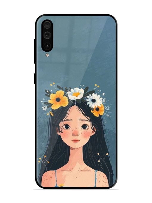 Gurl Art Glossy Soft Edge Case for Samsung Galaxy A50 Chachhi