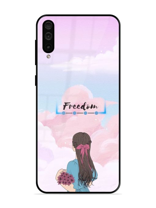 Skyward Dreams Glossy Soft Edge Case for Samsung Galaxy A50 Chachhi