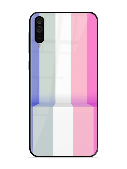 Pastel Palette Glossy Soft Edge Case for Samsung Galaxy A50 Chachhi