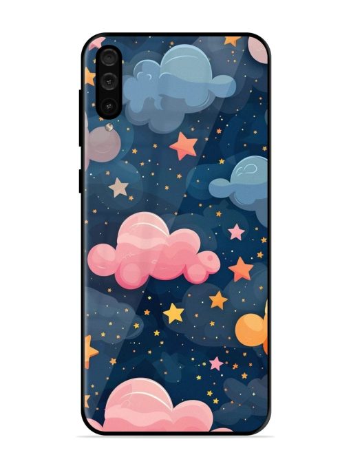 Twinkling Dreams Glossy Soft Edge Case for Samsung Galaxy A50 Chachhi